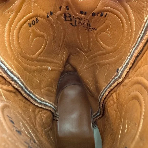 BLACK JACK BP405-64 Ranch Hand Burnished Peanut Size 9 $450 EUC!!! - Picture 10 of 13